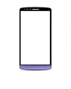 Replacement Front Glass For Lg G3 Ltea Violet By - Maxbhi.com