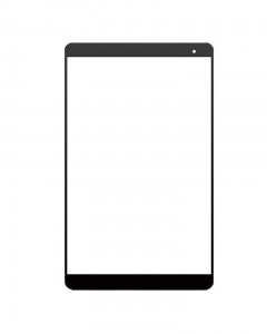 Replacement Front Glass For Alcatel 1t 10 Blue By - Maxbhi.com