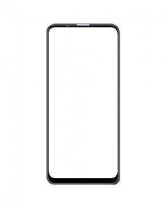 Replacement Front Glass For Tecno Camon 15 Black By - Maxbhi Com