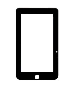 Replacement Front Glass For Zync Z909 Plus White By - Maxbhi.com