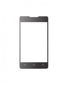 Replacement Front Glass For Rage Velvet Plus Black By - Maxbhi.com