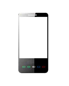 Replacement Front Glass For Vox Mobile Vgs505 Black Red By - Maxbhi.com