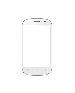 Replacement Front Glass For Vox Mobile Kick K1 White By - Maxbhi.com