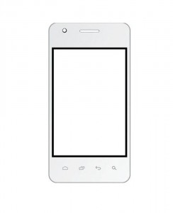 Replacement Front Glass For Spice Mi351 Smart Flo Black By - Maxbhi.com