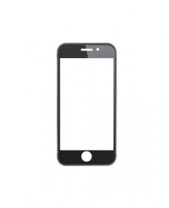 Replacement Front Glass For Maxx Genxdroid7 Ax5i Black By - Maxbhi.com