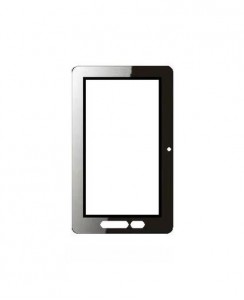 Replacement Front Glass For Olive Pad Vt300 White By - Maxbhi.com