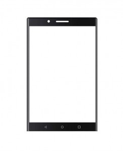 Replacement Front Glass For Blackberry Key2 Le White By - Maxbhi Com