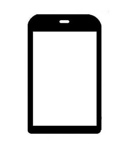 Replacement Front Glass For Spice M6868n Flo Me White By - Maxbhi.com