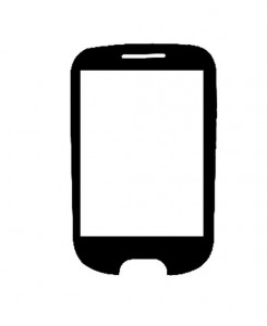 Replacement Front Glass For Spice M5500 Pda Black By - Maxbhi.com