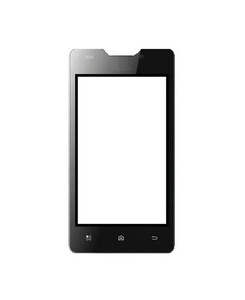 Replacement Front Glass For Mifone Mia402 Fab 4.0 White By - Maxbhi.com