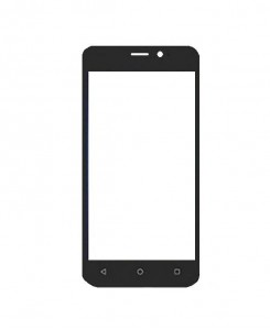 Replacement Front Glass For Blu Grand Mini Black By - Maxbhi.com