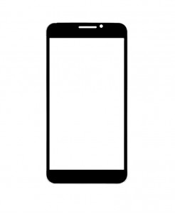 Replacement Front Glass For Zte Grand S Ii White By - Maxbhi.com