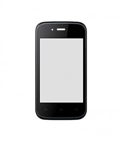 Replacement Front Glass For Micromax Bolt D200 Black By - Maxbhi.com