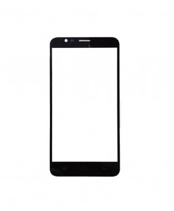 Replacement Front Glass For Alcatel One Touch Flash Black By - Maxbhi.com