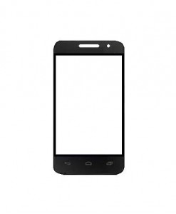 Replacement Front Glass For Alcatel One Touch Inspire 2 Black By - Maxbhi.com