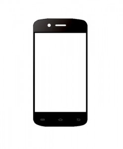 Replacement Front Glass For Maxx Msd7 Ax406 Black By - Maxbhi.com