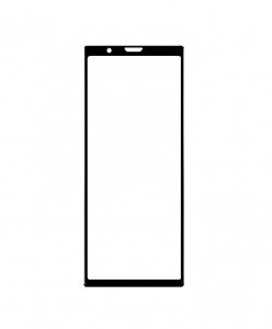 Replacement Front Glass For Sony Xperia 5 Black By - Maxbhi Com