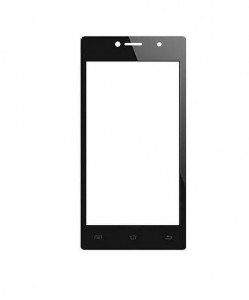 Replacement Front Glass For Spice Mi451 3g Grey By - Maxbhi.com