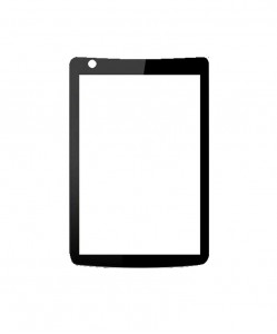 Replacement Front Glass For Motorola Motosmart Flip Xt611 Black By - Maxbhi.com
