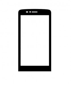 Replacement Front Glass For Zen Ultrafone 506 Pro Black By - Maxbhi.com