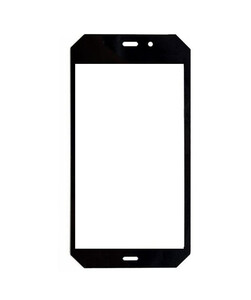 Replacement Front Glass For Cat S50 Black By - Maxbhi.com