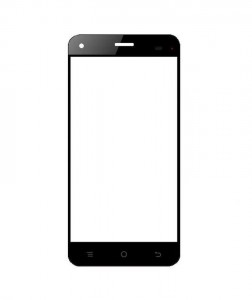 Replacement Front Glass For Skk Chronos Ace White By - Maxbhi.com