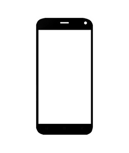 Replacement Front Glass For Blu J2 White By - Maxbhi Com
