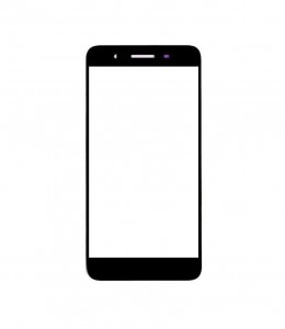 Replacement Front Glass For Micromax Canvas Juice 4g Q461 Black By - Maxbhi.com
