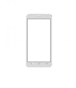 Replacement Front Glass For Celkon Millennia Q450 White By - Maxbhi.com