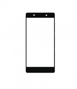 Replacement Front Glass For Sony Xperia Z3v D6708 Black By - Maxbhi.com