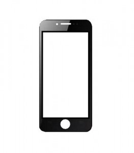 Replacement Front Glass For Maxx Ax5 Black By - Maxbhi.com