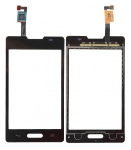 Touch Screen Digitizer For Lg Optimus L4 Ii E440 Black By - Maxbhi Com