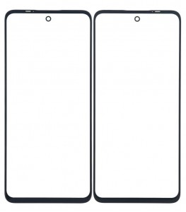 Replacement Front Glass For Motorola One 5g Ace Black By - Maxbhi Com