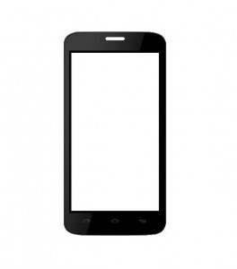 Replacement Front Glass For Sansui E53 Black By - Maxbhi.com