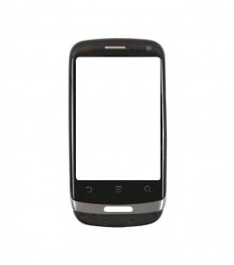 Replacement Front Glass For Huawei U85100 Silver By - Maxbhi.com
