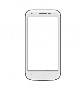 Replacement Front Glass For Intex Aqua Wonder Quad Core White By - Maxbhi.com