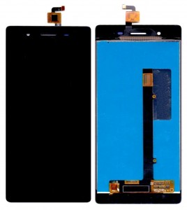 Lcd With Touch Screen For Lava Iris X10 Black By - Maxbhi Com