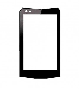 Replacement Front Glass For Sonim Xp7 White By - Maxbhi.com