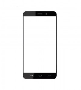 Replacement Front Glass For Comio C1 Black By - Maxbhi.com