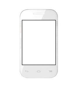 Replacement Front Glass For Alcatel One Touch 3035a Black By - Maxbhi.com