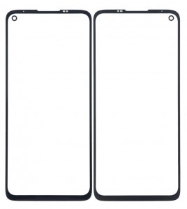 Replacement Front Glass For Motorola Moto G9 Plus Black By - Maxbhi Com