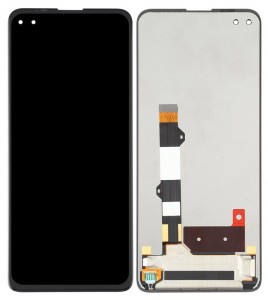 Lcd With Touch Screen For Motorola Edge S Black By - Maxbhi Com