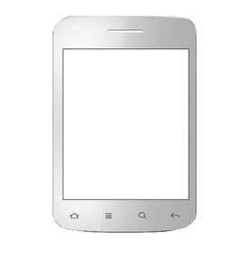Replacement Front Glass For Karbonn K75 Plus White By - Maxbhi.com