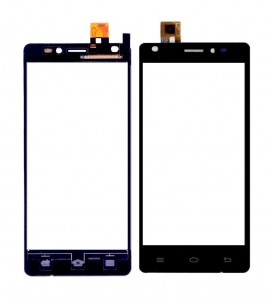 Touch Screen Digitizer For Intex Aqua Life Ii Black By - Maxbhi Com