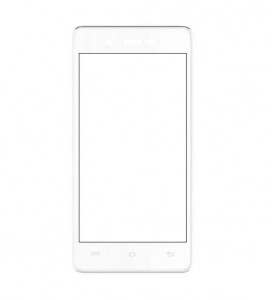 Replacement Front Glass For Lava Iris 758 Dual Sim White By - Maxbhi Com