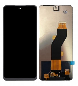 Lcd With Touch Screen For Tecno Spark 20 Black By - Maxbhi Com