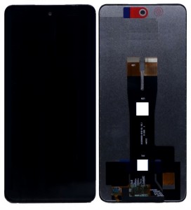 Lcd With Touch Screen For Lava Yuva 3 Black By - Maxbhi Com