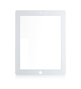Replacement Front Glass For Apple Ipad 3g White By - Maxbhi.com