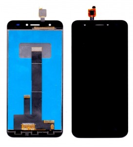 Lcd With Touch Screen For Intex Aqua Lions T1 Black By - Maxbhi Com
