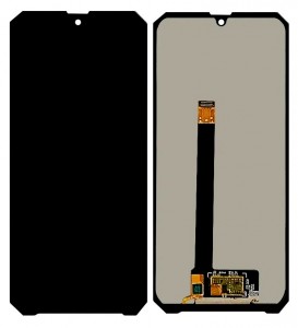 Display for Blackview Bv7200 Black (Combo Folder) by Maxbhi.com